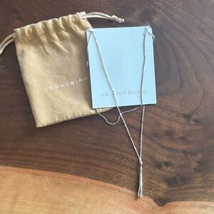 Jenny Bird Silver Tassel Necklace